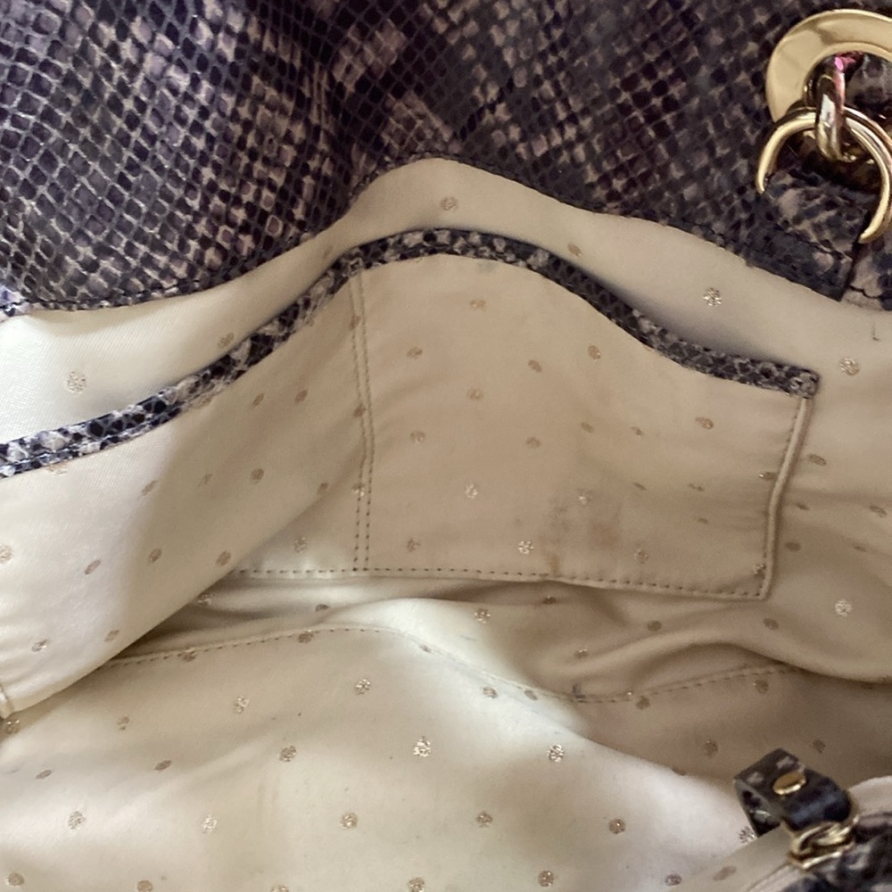 Kate Spade Gold Coast Georgina Snakeskin Quilted Chain Strap - Picture 10 of 14
